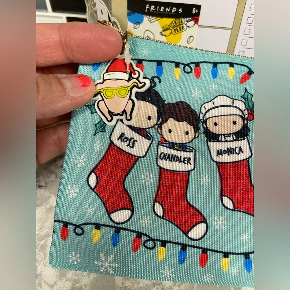 Friends Themed Weekly Planner and Pen Pouch Set - Multicolor
